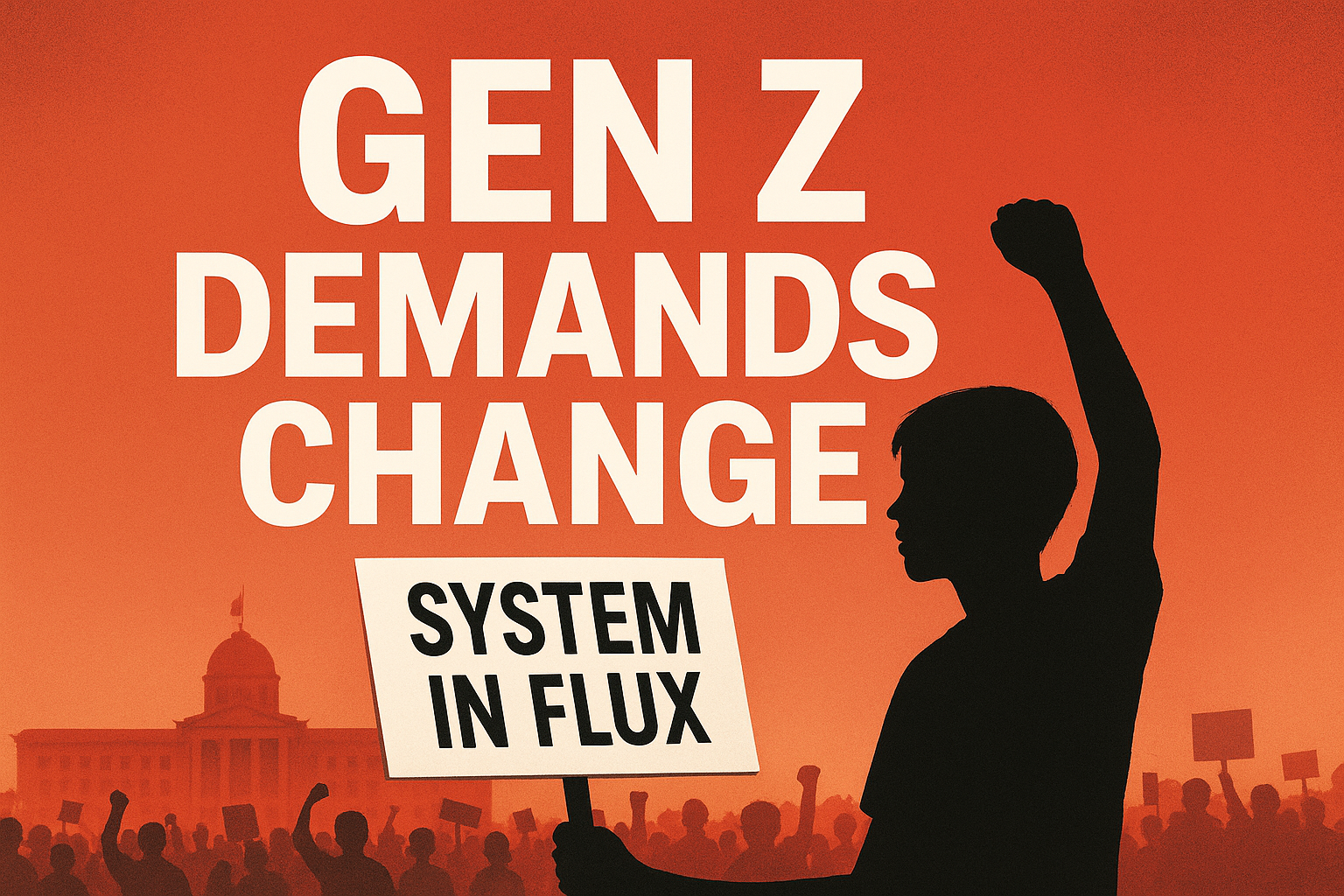 GEN Z DEMANDS CHANGE SYSTEM IN FLUX